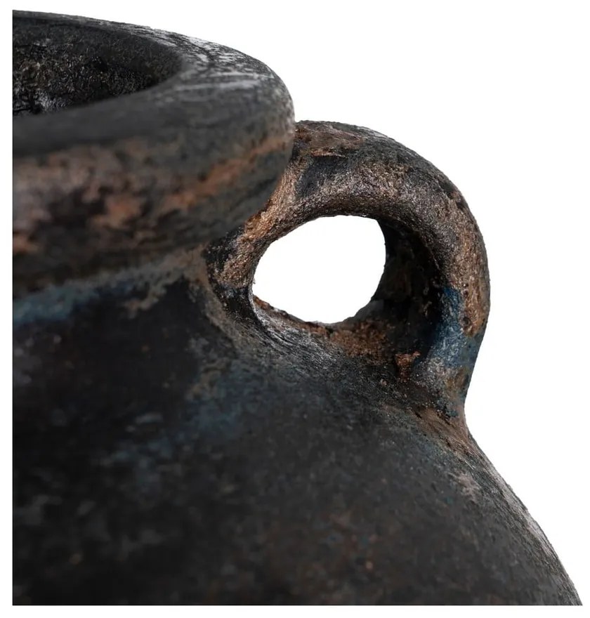 Vază maro închis din teracotă înaltă (înălțime 60 cm) Artem – Ixia