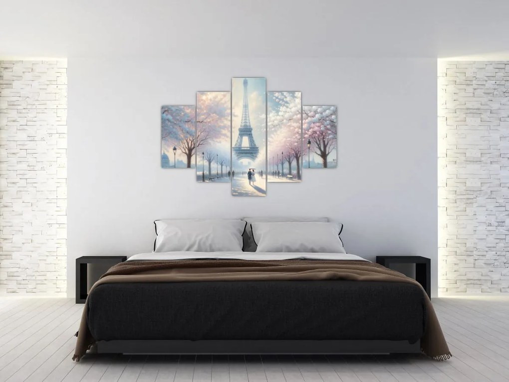 Tablou - Pictură din Paris (150x105 cm)