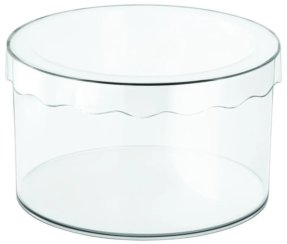 Cutie depozitare iDesign Clarity, ⌀ 25,5 cm