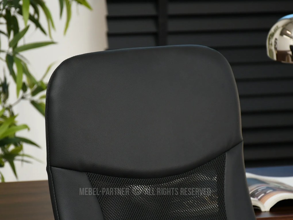 Scaun Olino (negru + crom). Promo -9%. 1110526