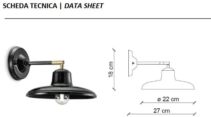 Aplica de perete clasica realizata manual din ceramica COMO