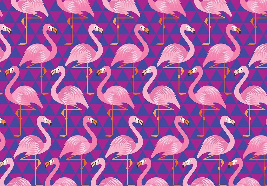 Fototapet - Flamingo (254x184 cm)