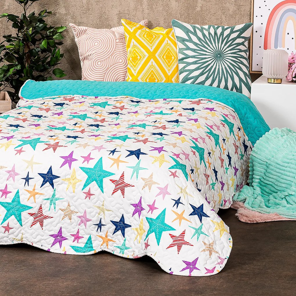 Cuvertură de pat 4Home Happy star, 140 x 220 cm
