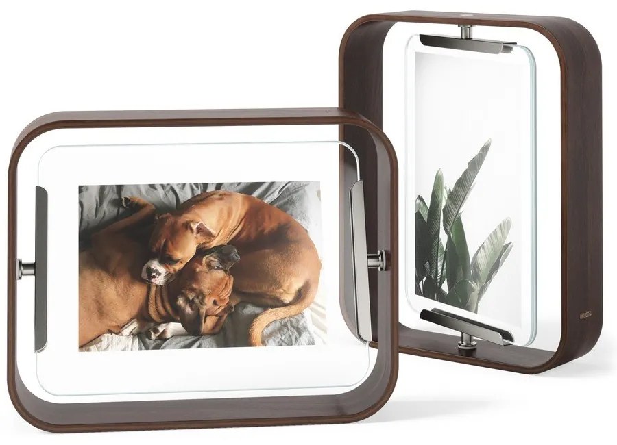 Ramă foto maro închis din lemn 19x24 cm Bellwood – Umbra