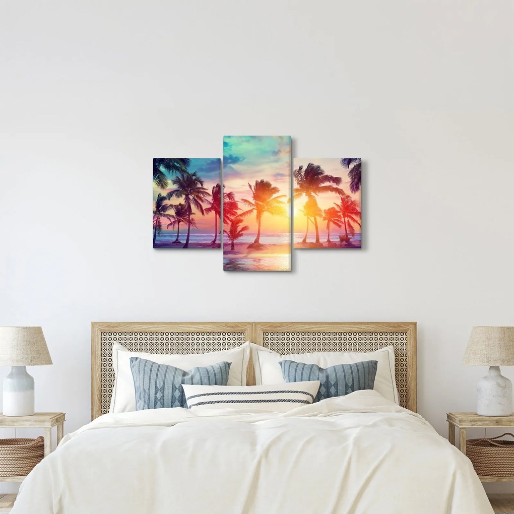 Tablou - Apus de soare tropical (90x60 cm)