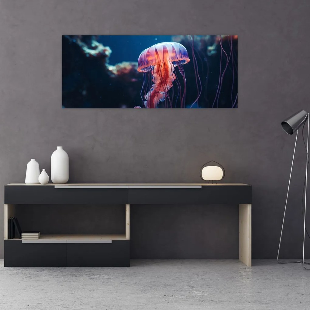 Tablou - Meduză (120x50 cm)