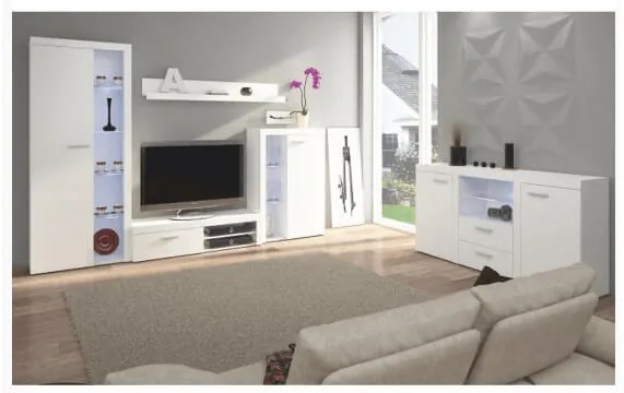 Living cu comoda GLOBAL241 - Alb