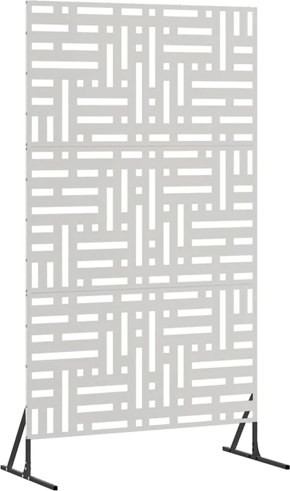 vidaXL Ecran de intimitate Gri 100 x 50 x 180 cm Oțel