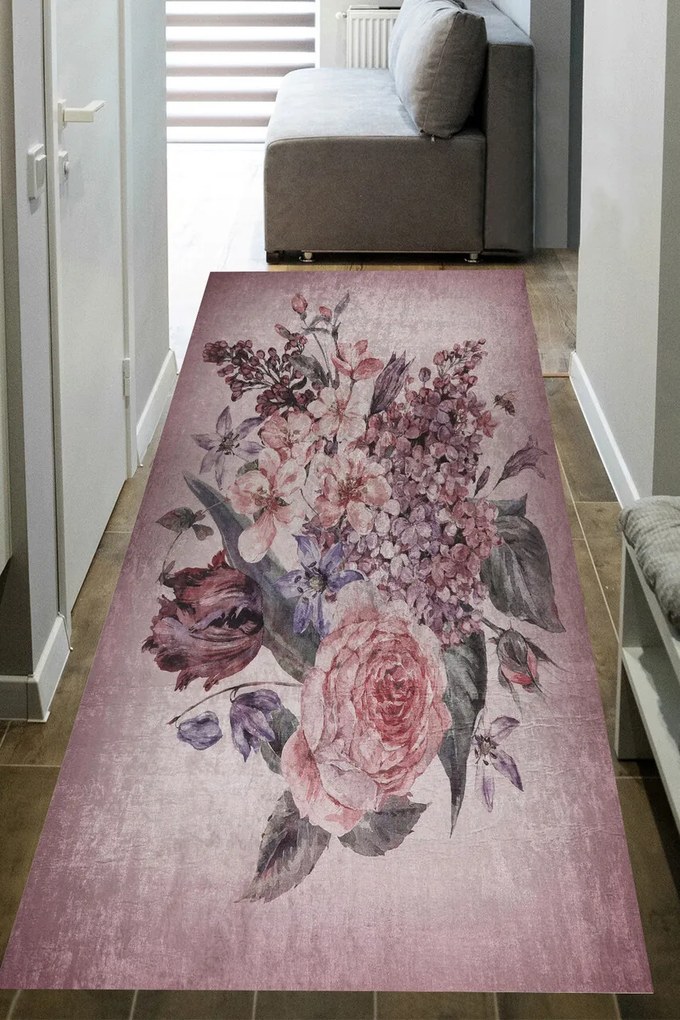 Covor, Mu149, 80x150 cm, Roz pudra