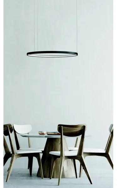 Lustră LED dimabilă pe cablu Azzardo AZ5016 AGNES LED/38W/230V d. 48 cm negru