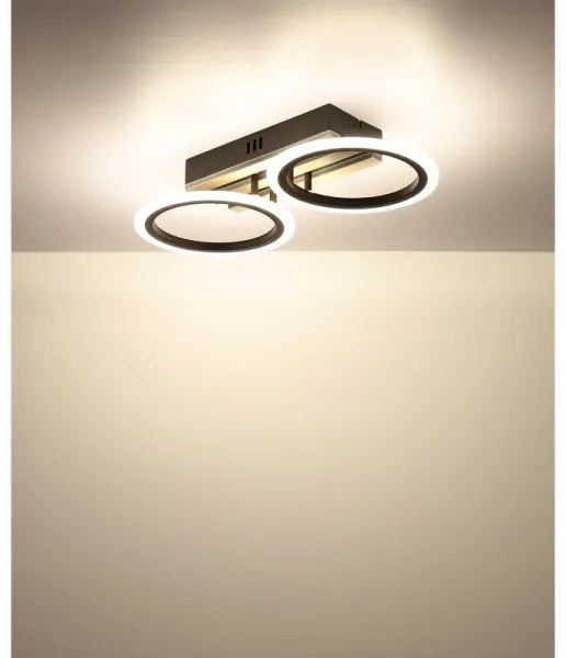 Plafonieră LED BLEVINS Globo 67360D2 15W/230V 3000/4200/600K