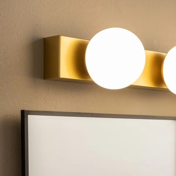 BRILAGI - SET 2x aplice LED pentru baie HOLLYWOOD 3xLED/3W/230V 39 cm IP44 auriu