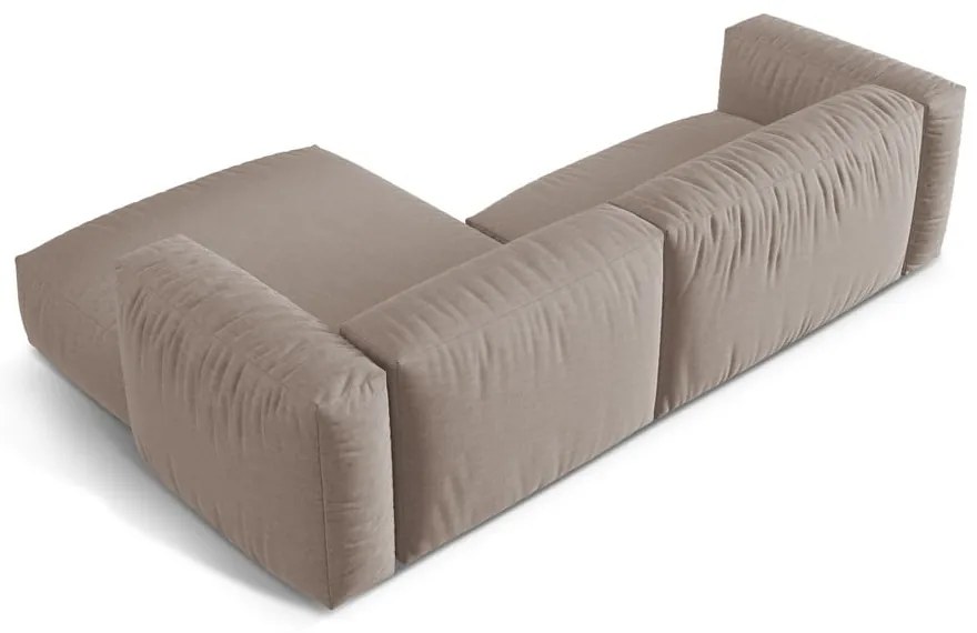 Colțar modular bej (cu colț pe partea dreaptă) Martina – Micadoni Home