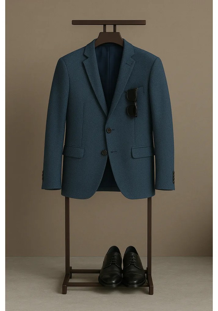 Suport de haine din lemn, maro închis