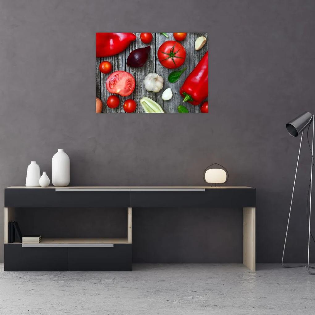 Tablou cu legume (70x50 cm), în 40 de alte dimensiuni noi
