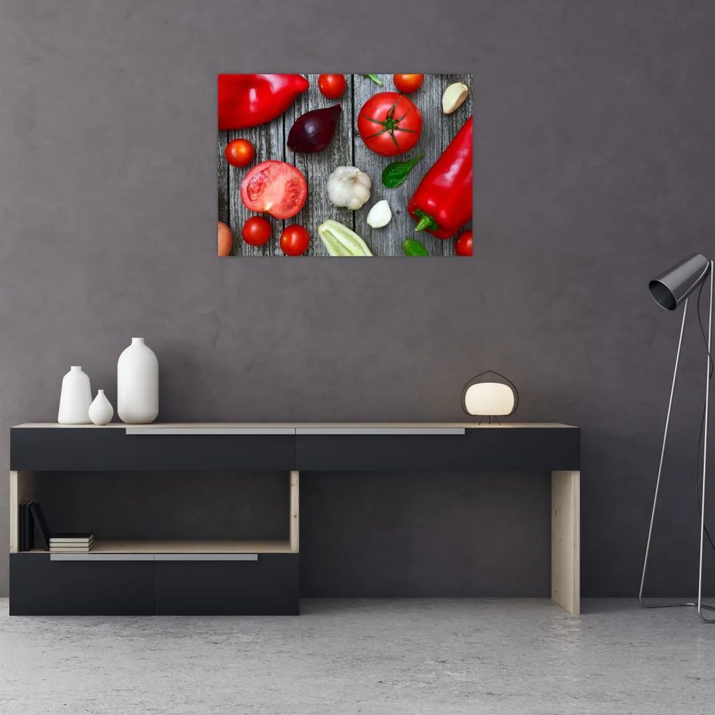 Tablou cu legume (70x50 cm)