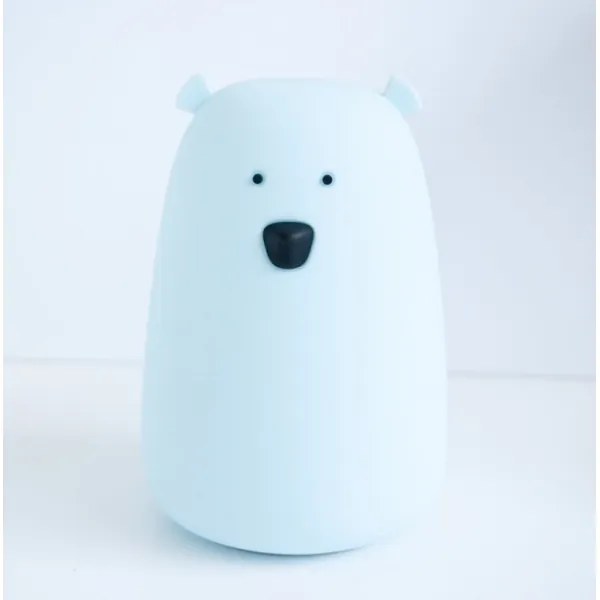 Lampă LED RGB pentru copii BEAR, tactilă, 0,8W, 5V, albă + USB