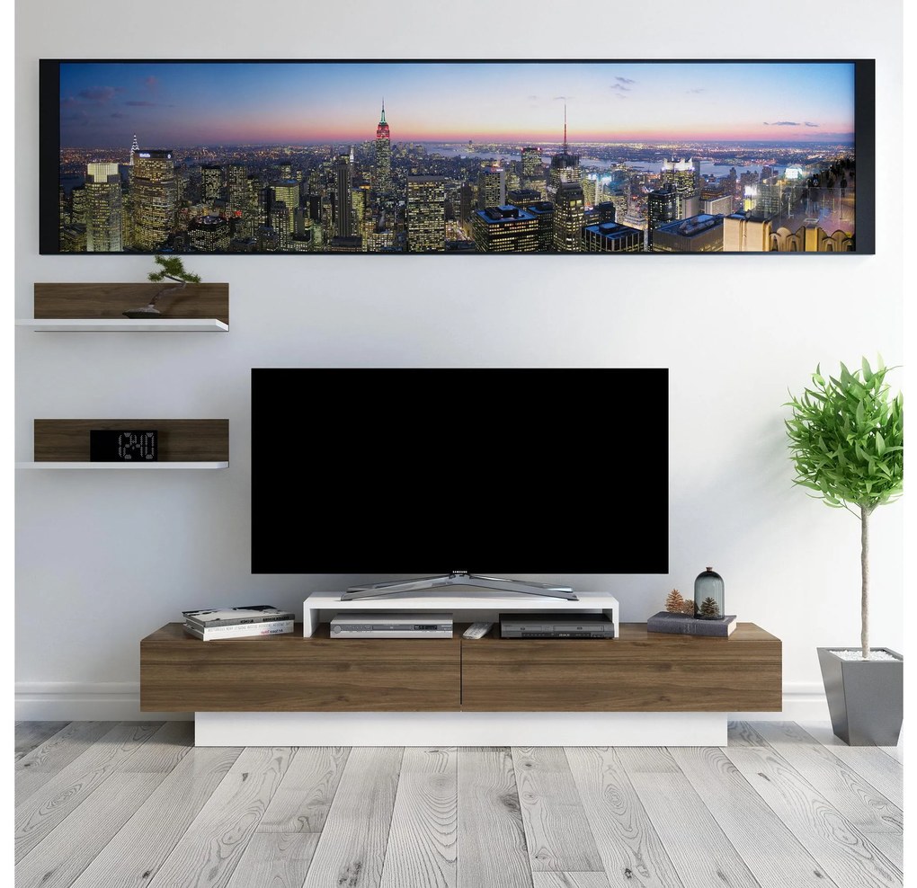 Mobilier living Lusalona (alb + Nuc). 1107306