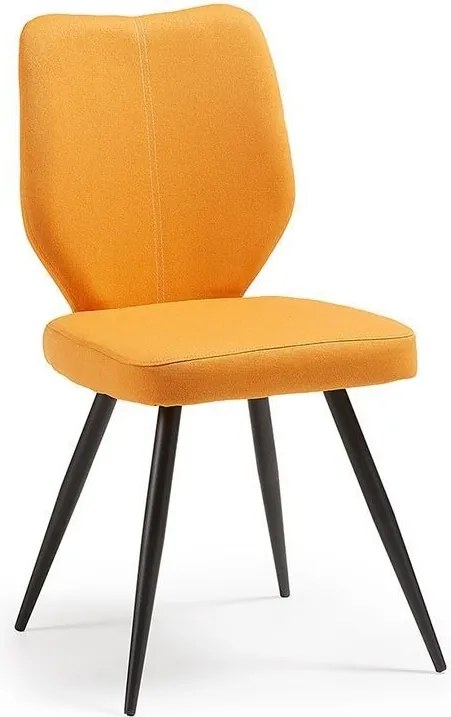 Scaun tapitat TINA portocaliu C773J13 JG