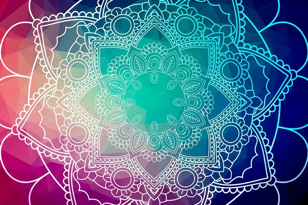 Tapet Mandala pastelată
