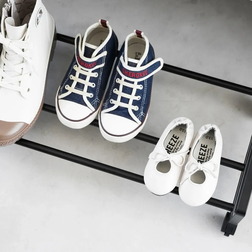 Pantofar negru din metal 83,5x14,5x27,5 cm Tower – YAMAZAKI