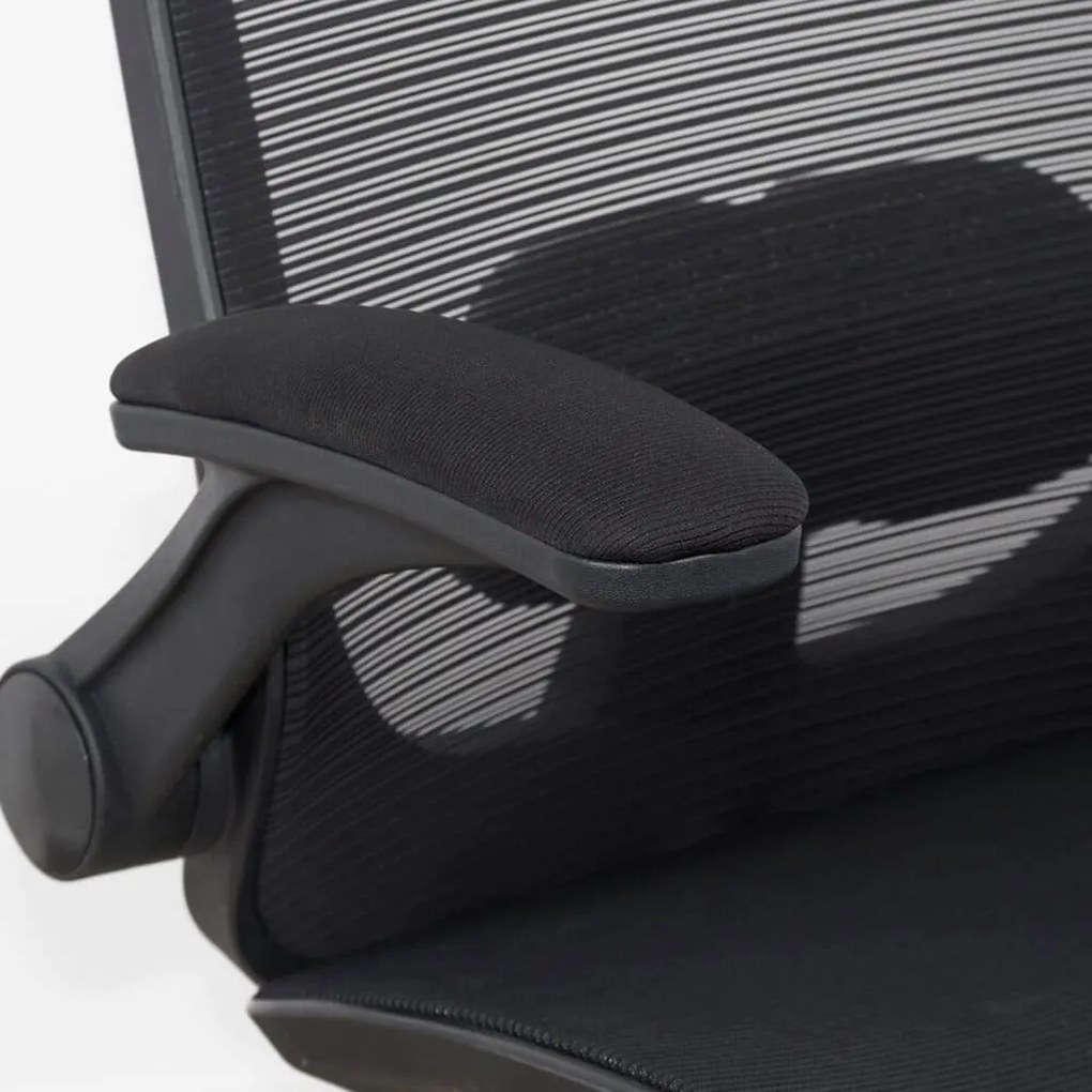 Scaun ergonomic SYYT 9509 negru, mesh complet și șezut reglabil