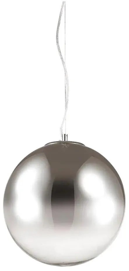 Lustră pe cablu Ideal Lux MAPA 1xE27/42W/230V d. 40 cm gri/fumuriu