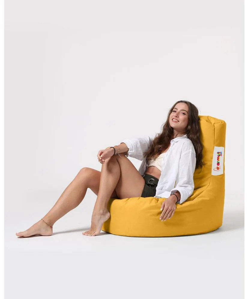 Fotoliu puf Lerna (Galben). Promo -6%. 1101688