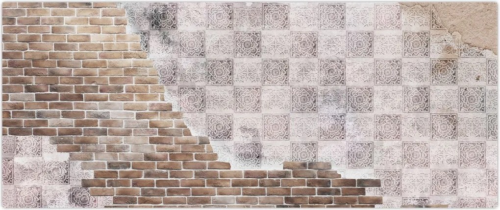 Tablou - Perete de cărămidă (120x50 cm)