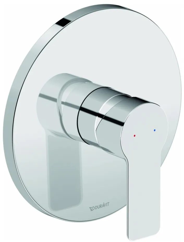 Duravit D-CODE DC4210010010 - Baterie de duș pentru montaj încastrat, crom lucios