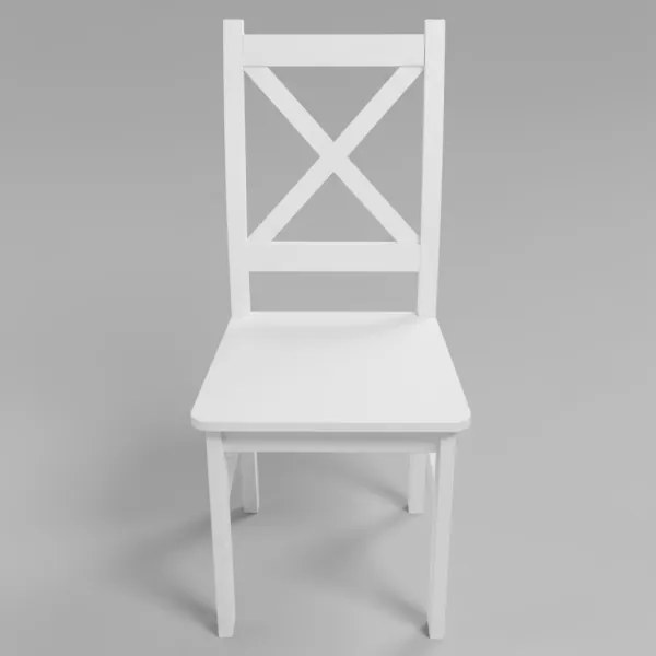 Scaun de sufragerie NATE alb