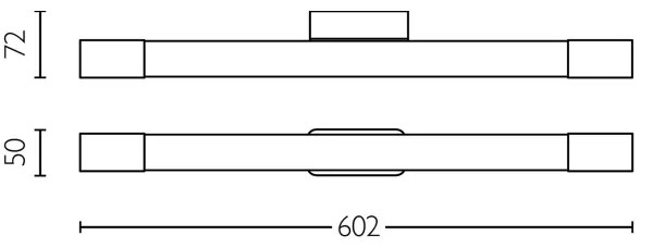 Aplică pentru oglindă de baie Philips ROVER LED/10W/230V IP44 alamă