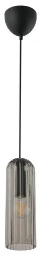Nordlux - Lampă suspendată pe cablu MIELLA, 1xE27/25W/230V, fumurie