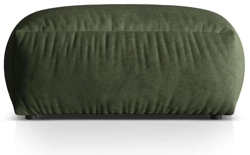 Taburet modular verde cu tapițerie din catifea Martina – Micadoni