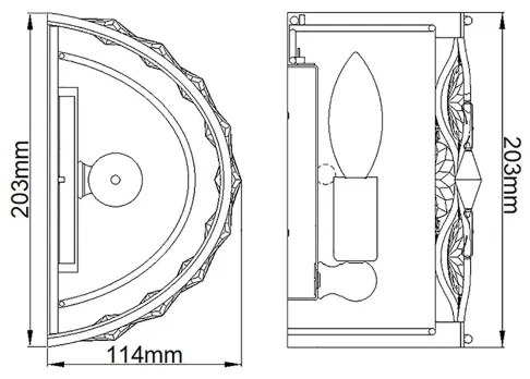Aplică Feiss FE-LUCIA1 LUCIA 1xE14/40W/230V