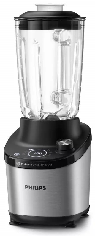 Blender Philips HR3760/00, 1500W, 2L, ProBlend Ultra, Viteza mare, Pulse, Aplicatie NutriU, Negru