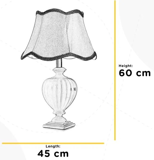 Lampă de masă ONLI DESY 1xE27/22W/230V 60 cm