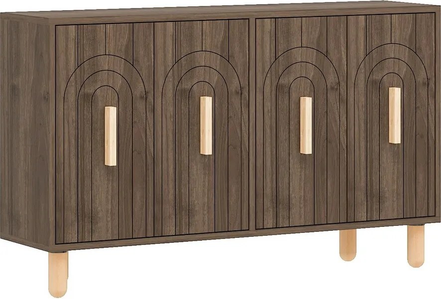 Consola, Hanah Home, Tiger, 120x73.6x29.6 cm, Maro