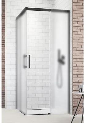 Ușă duș glisantă Radaway Idea Black KDD dreapta 90x200,5 cm, sticlă transparentă, profil negru
