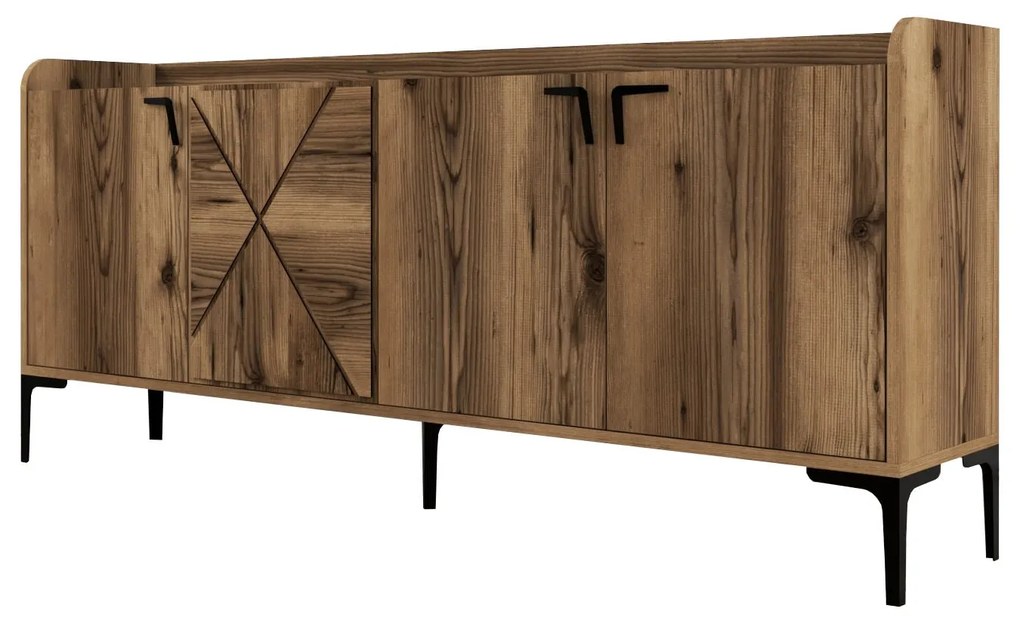 Consolă Venedik - Walnut