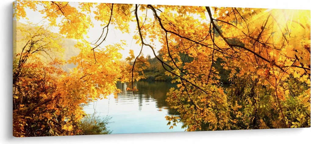 Tablou - Copac de toamnă (120x50 cm)