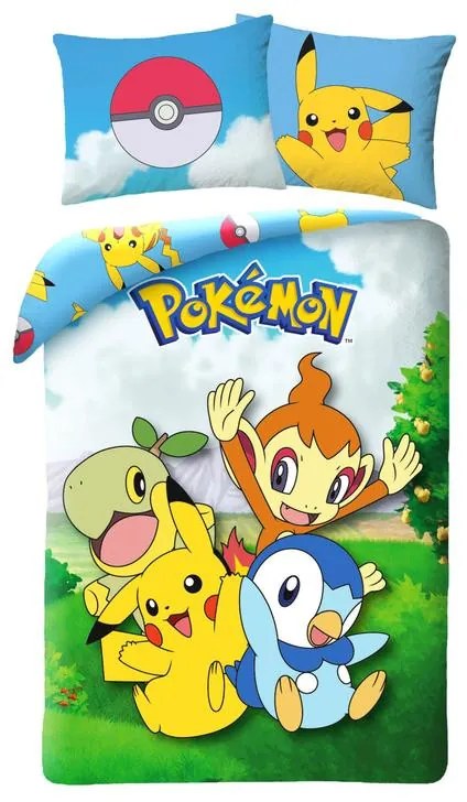 Pokémon Little Ones set lenjerie pat 140×200cm, 70×90 cm