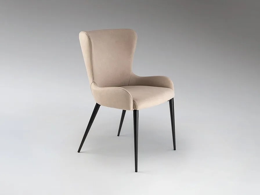 Scaun dining design elegant Telma bej
