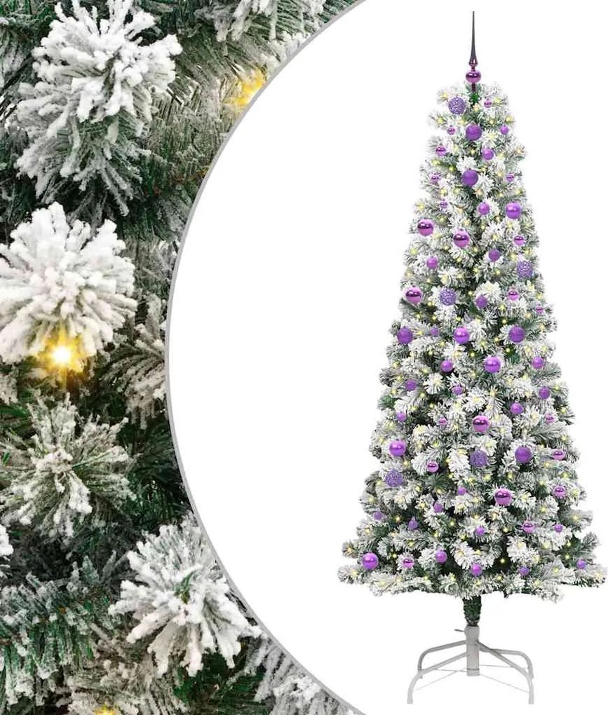 vidaXL Brad de Crăciun artificial cu ramuri articulare 240 cm