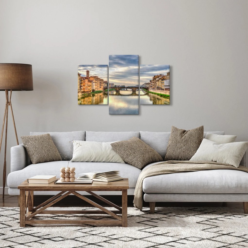 Tablou - Pod peste râu (90x60 cm)