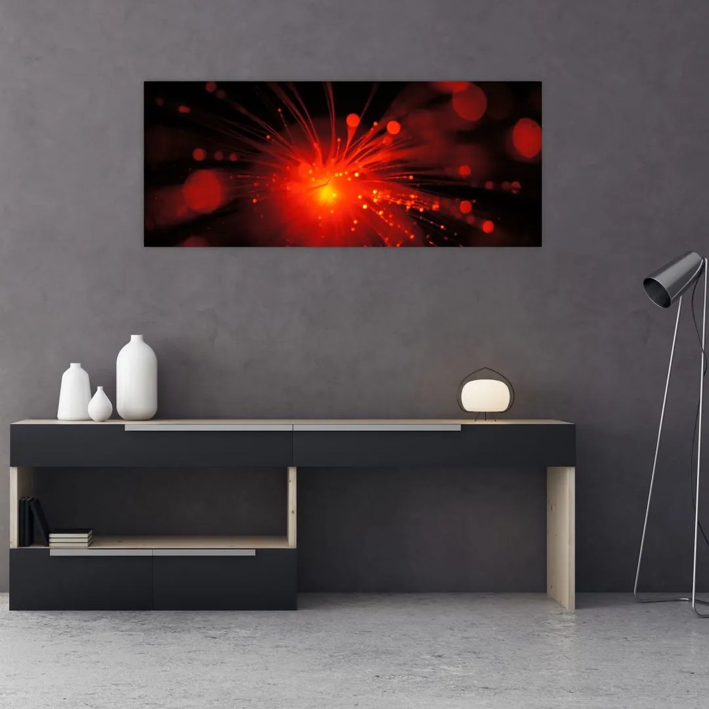 Tablou cu abstacție sclipire (120x50 cm)