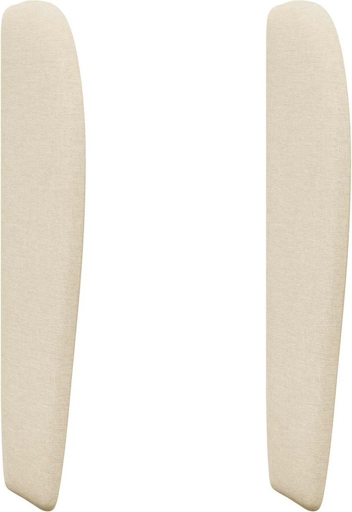 vidaXL Ureche pentru Tăblie Crem 80 x 23 x 6 cm țesătură