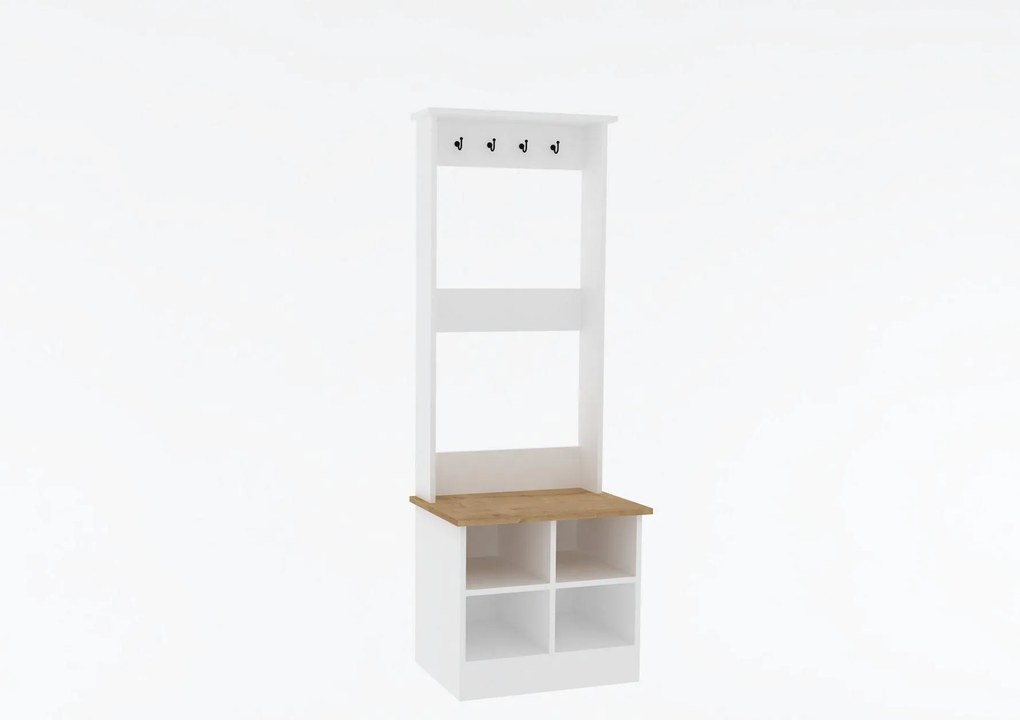 Mobilier Hol Kotati (stejar zafir + alb) . 1093874