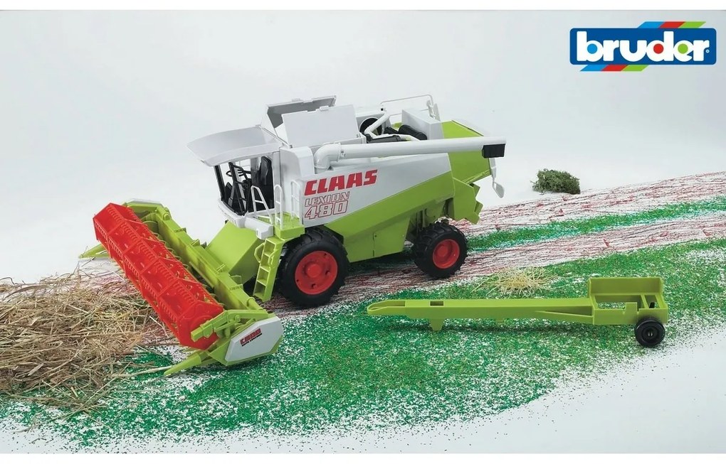 Combină Bruder 02120 Claas Lexion 480harvestor, 1:16