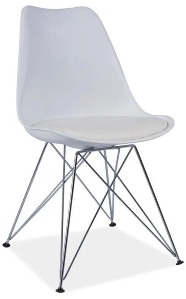 Scaun sufragerie Melany (alb). 1029457